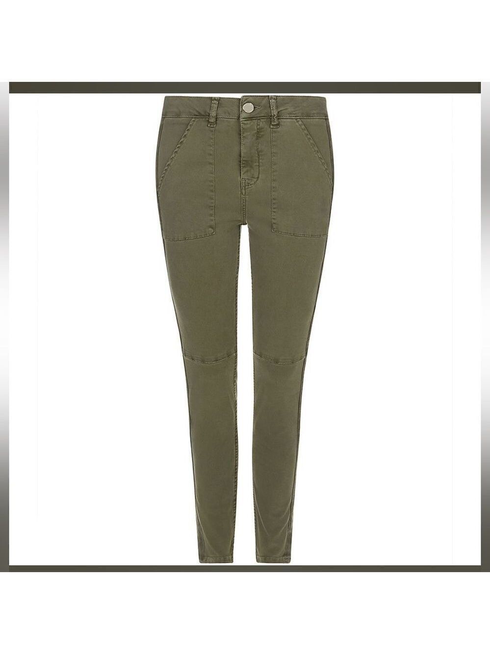 Ted Baker Combate Combat Skinny Jeans in Olive Sz 26